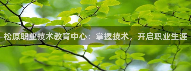 j9官网平台|松原职业技术教育中心：掌握技术，开启职业生涯